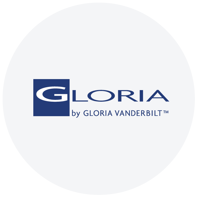 Gloria by Gloria Vanderbilt Logo.