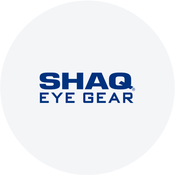 SHAQUILLE O’NEAL EYE GEAR LOGO.